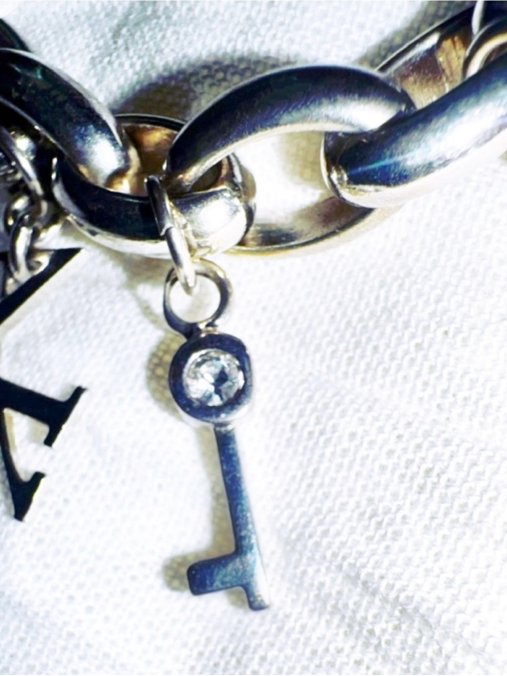 Swarovski Crystal X Anne Klein Charm Bracelet - Picture 4 of 4